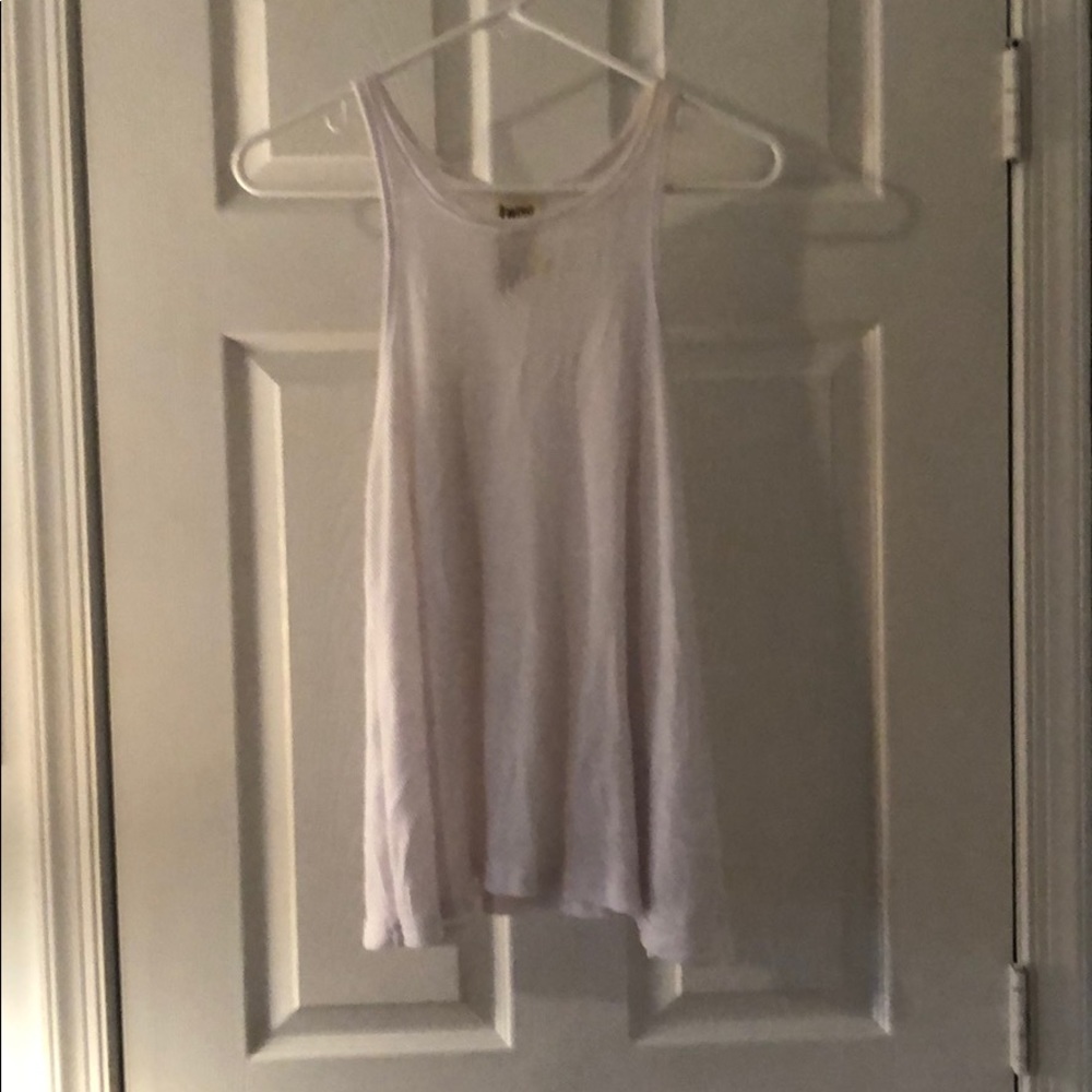 Cute white tank top